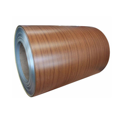 T3 Temper Wood Grain PVDF Coated Aluminum Strips Good Weldability