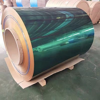 0.2-8mm Color Aluminum Coil Roll Mirror Aluminum Coil For Gutter