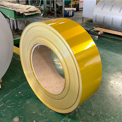 PE PVC Coated 3105 Thin Aluminium Strip Roll 0.5mm 2mm 3mm Thick For Ppr Pipe