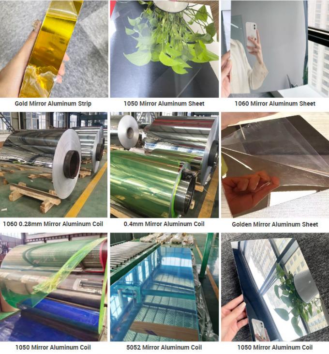 High Reflective Clear Polished Reflector Specular Aluminium Plate